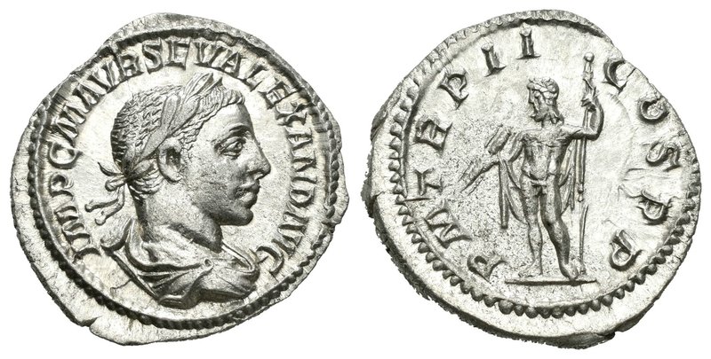 Alejandro Severo. Denario. 223 d.C. Roma. (Spink-7895). (Ric-23). Rev.: P M TR P...