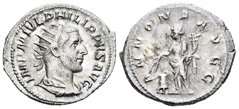 Filipo I. Antoniniano. 245-7 d.C. Roma. (Spink-8922). (Ric-29). Rev.: ANNONA AVG...