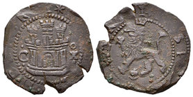 Felipe II (1556-1598). 2 cuartos. Cuenca. (Cal-806). (Jarabo-Sanahuja-A91a). Ae. 4,26 g. MBC. Est...40,00.