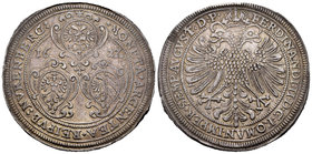 Alemania. Nurnberg. Ferdinand II. Thaler. 1627. Nuremberg. (Km-52). (Dav-5636). Ag. 29,28 g. Bonita pátina. EBC-. Est...250,00.