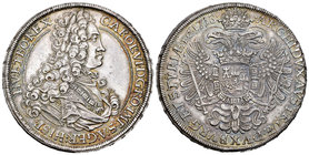 Austria. Carlos VI. Thaler. 1713. Viena. (Dav-1039). Ag. 28,53 g. Precioso ejemplar. EBC+. Est...650,00.