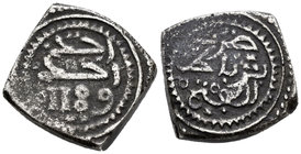 Marruecos. Mohamad III. Mitqal de 10 dirhem. 1189 H (1775). Rabat. (Km-41). Ag. 25,77 g. Rara. MBC. Est...150,00.