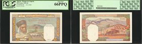 ALGERIA. Banque de l'Algerie. 100 Francs, 1939-45. P-85. PCGS Currency Gem New 66 PPQ.
Z Prefix. Excellent paper quality with bright ink. Native at l...