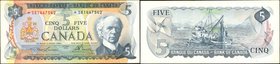 CANADA. Bank of Canada. 5 Dollars, 1972. P-87. Replacement. Very Fine.
This 5 Dollar Bank of Canada Replacement note features dual English and French...