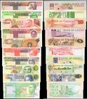 GHANA. Bank of Ghana. Various Denominations, 1978-80. P-13 to 22. Uncirculated.
10 pieces in lot. A group containing Bank of Ghana notes. All in Unci...