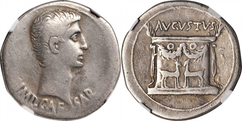 AUGUSTUS, 27 B.C.- A.D. 14. AR Cistophorus (11.63 gms), Ephesus Mint, ca. 24-20 ...