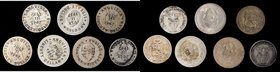 ANGUILLA. Mixed Host and Date Countermarked Dollars (7 Pieces), 1967. Grade Range: VERY FINE to ALMOST UNCIRCULATED.
KM X1/X5. An interesting gatheri...