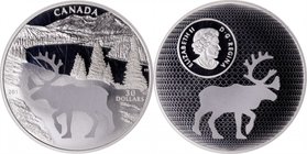 CANADA. Silver 30 Dollars, 2017. NGC PROOF-70 Ultra Cameo.
KM-unlisted. A highly stylized and modern Proof issue encouraging Caribou conservation.
E...