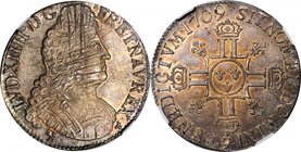 FRANCE. Ecu, 1709-(9). Rennes Mint. Louis XIV. NGC MS-62.
Dav-1320; KM-386.23; Gad-224. Sharply struck with attractive tone that predominately appear...