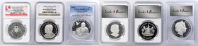 MIXED LOTS. Silver John Paul II Commemoratives (3 Pieces), 1988-2014. All NGC or PCGS Certified.
An eclectic group ideal for the Papal commemorative ...