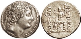 Alexander II, 128-123 BC, Tet, Head r/Zeus std l, monogram at left, Delta under seat; S7115 (£200); Choice strong VF, well centered & struck, teensies...