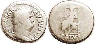 NERO , Den, SALVS std l; Nice F/AF, nrly centered, excellent problem-free silver...