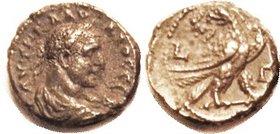 CLAUDIUS II , Egypt, Tet, Eagle stg r, head left, Year 3; VF, obv centered with full lgnd, rev sl off-ctr, medium brown patina, a trifle grainy, stron...