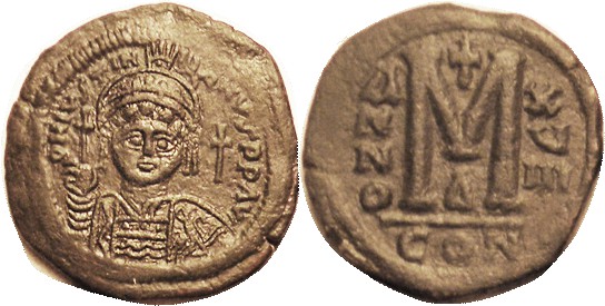 Follis, S163, Facing bust, CON-XuIII-Delta; VF, centered, dark olive brown patin...