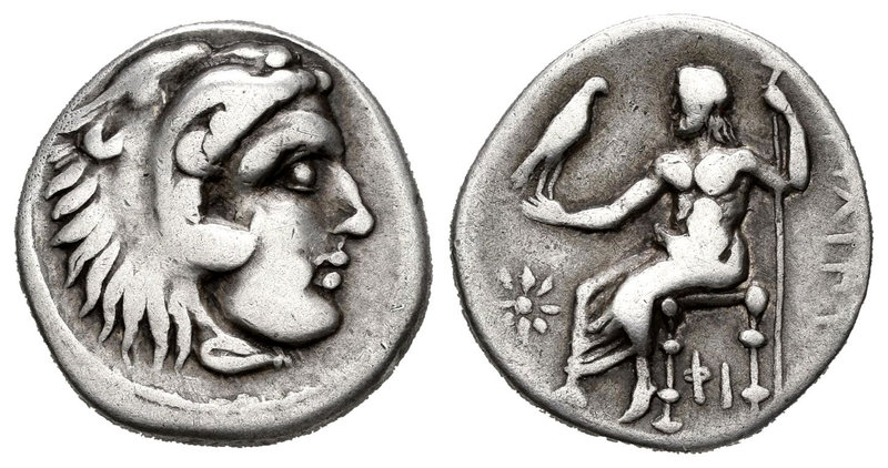 Imperio Macedonio. Alejandro III Magno. Dracma. 323-319 a.C. Kolophon. (Price-17...