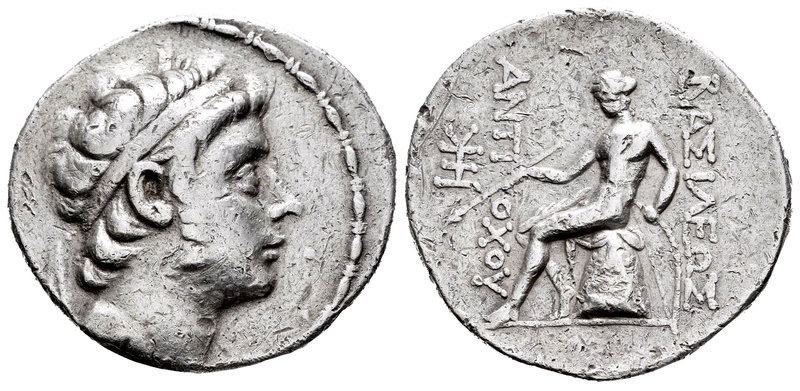 Imperio Seleucida. Antioco III. Tetradracma. 222-187 a.C. (Gc-1041.1). Anv.: Cab...