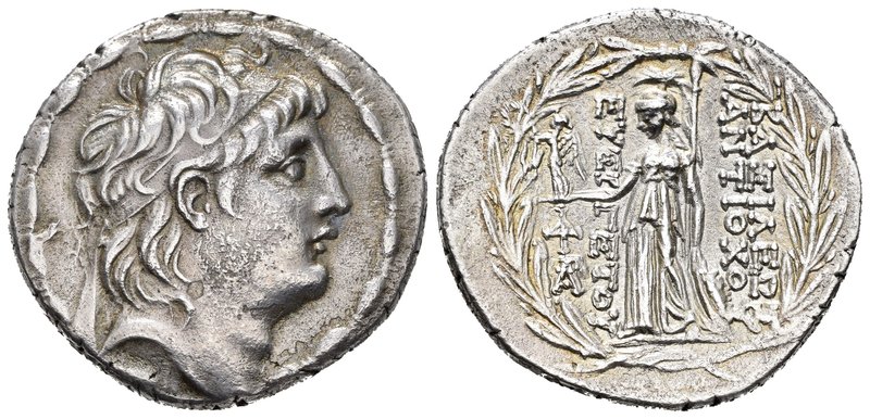 Imperio Seleucida. Antioco VII. Tetradracma. 138-129 a.C. (Pozzi-3001). (Gc-7092...