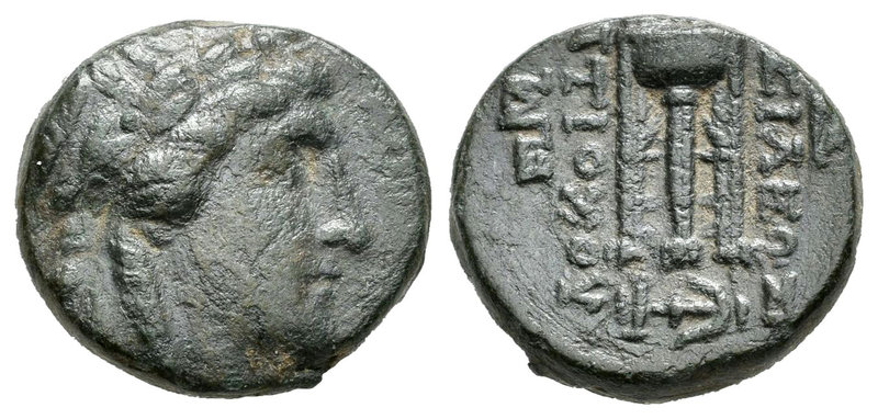 Imperio Seleucida. Antioco I Soter. AE 18. 280-261 a.C. (Gc-6879). Ae. 4,16 g. M...