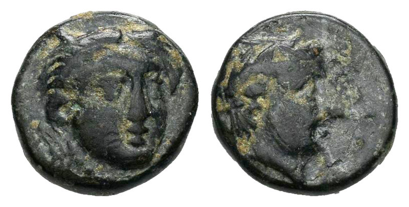 Aeolis. Larissa Phrikonis. AE 11. s. IV a.C. (Sng München-565). (Sng Cop-212). A...