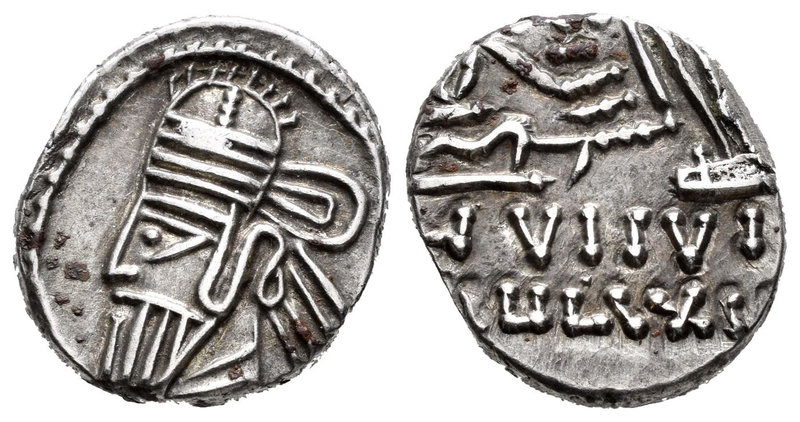Imperio Parto. Vologases III. Dracma. 105-147 d.C. Ag. 3,69 g. EBC-. Est...45,00...