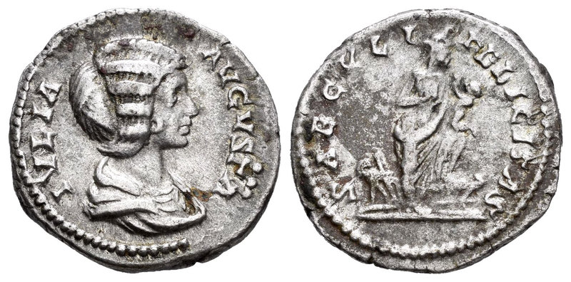 Julia Domna. Denario. 201 d.C. Roma. (Spink-6606). (Ric-577). Rev.: SAECVLI FELI...