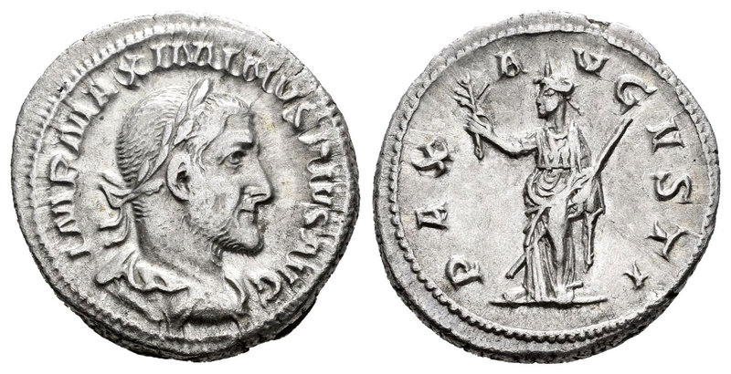 Maximino I. Denario. 235-236 d.C. Roma. (Spink-8310). (Ric-12). (Seaby-31). Rev....