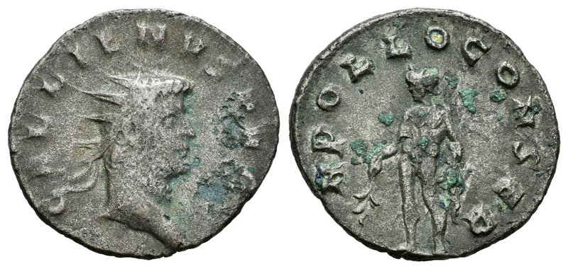 Galieno. Antoniniano. 264-5 d.C. Milán. (Spink-10182). (Ric-468). Rev.:  APOLLO ...