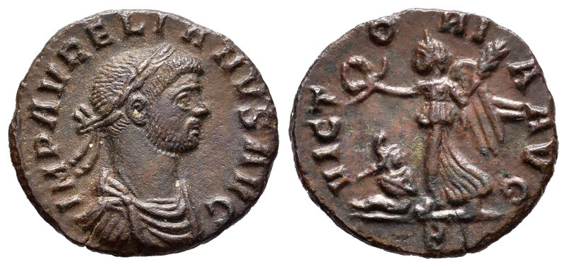 Aureliano. Denario. 274-275 d.C. Roma. (Spink-11641). (Ric-273). Rev.: VICTORIA ...