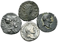 Lote de 4 monedas, 1 denario Republicano, 2 denarios Imperio Romano y 1 Antoniniano. A EXAMINAR. BC-/BC+. Est...100,00.