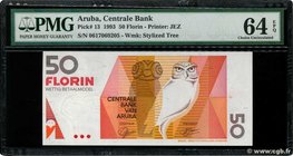 Country : ARUBA 
Face Value : 50 Florin 
Date : 16 juillet 1993 
Period/Province/Bank : Centrale Bank van Aruba 
Catalogue reference : P.13 
Alph...