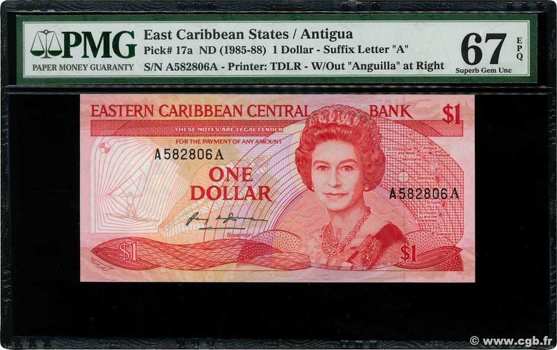 Country : CARIBBEAN 
Face Value : 1 Dollar 
Date : (1985-1988) 
Period/Provin...