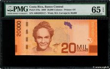 Country : COSTA RICA 
Face Value : 20000 Colones 
Date : 02 septembre 2009 
Period/Province/Bank : Banco Central de Costa Rica 
Catalogue referenc...
