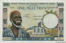 Country : WEST AFRICAN STATES 
Face Value : 5000 Francs 
Date : (1977) 
Period/Province/Bank : B.C.E.A.O. 
Department : Niger 
Catalogue referenc...