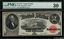 Country : UNITED STATES OF AMERICA 
Face Value : 2 Dollars 
Date : 1917 
Period/Province/Bank : United States Note 
Catalogue reference : P.188 
...