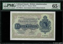 Country : FALKLAND ISLANDS 
Face Value : 1 Pound 
Date : 01 janvier 1982 
Period/Province/Bank : The Government of the Falkland Islands 
Catalogue...