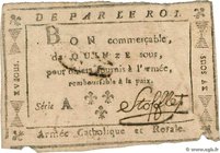 Country : FRANCE 
Face Value : 15 Sous Stofflet 
Date : (07 octobre 1794) 
Period/Province/Bank : Assignats 
Catalogue reference : Laf.272 
Alpha...