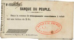 Country : FRANCE regionalism and miscellaneous 
Face Value : 50 Centimes 
Date : 1848 
Period/Province/Bank : Politique 
Alphabet - signatures - s...
