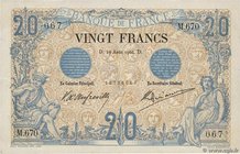 Country : FRANCE 
Face Value : 20 Francs NOIR 
Date : 19 août 1904 
Period/Province/Bank : Banque de France, XXe siècle 
Catalogue reference : F.0...