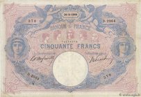 Country : FRANCE 
Face Value : 50 Francs BLEU ET ROSE 
Date : 26 mai 1906 
Period/Province/Bank : Banque de France, XXe siècle 
Catalogue referenc...