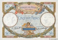 Country : FRANCE 
Face Value : 50 Francs LUC OLIVIER MERSON 
Date : 25 novembre 1927 
Period/Province/Bank : Banque de France, XXe siècle 
Catalog...