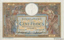 Country : FRANCE 
Face Value : 100 Francs LUC OLIVIER MERSON sans LOM 
Date : 08 mars 1920 
Period/Province/Bank : Banque de France, XXe siècle 
C...