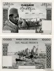 Country : MOROCCO 
Face Value : 10000 Francs Photo 
Date : (1950-1959) 
Period/Province/Bank : Banque d'État du Maroc 
Catalogue reference : P.- ...