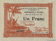 Country : NEW CALEDONIA 
Face Value : 1 Franc 
Date : 13 janvier 1919 
Period/Province/Bank : Trésorerie de Nouméa 
Catalogue reference : P.34a 
...