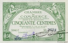 Country : OCEANIA 
Face Value : 50 Centimes 
Date : 1919 
Period/Province/Bank : Chambre de Commerce des Établissements Français de l'Océanie 
Cat...