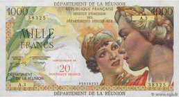 Country : REUNION ISLAND 
Face Value : 20 NF sur 1000 Francs 
Date : (1971) 
Period/Province/Bank : Institut d'Emission des Départements d'Outre Me...