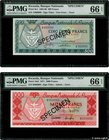 Country : RWANDA 
Face Value : 500 et 1000 Francs Spécimen 
Date : 01 juillet 1971 
Period/Province/Bank : Banque Nationale du Rwanda 
Catalogue r...