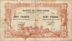Country : TAHITI 
Face Value : 100 Francs 
Date : 02 janvier 1920 
Period/Province/Bank : Banque de l'Indochine 
Catalogue reference : P.6b 
Addi...
