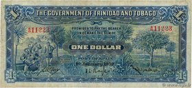 Country : TRINIDAD and TOBAGO 
Face Value : 1 Dollar 
Date : 01 janvier 1932 
Period/Province/Bank : The Government of Trinidad and Tobago 
Catalo...