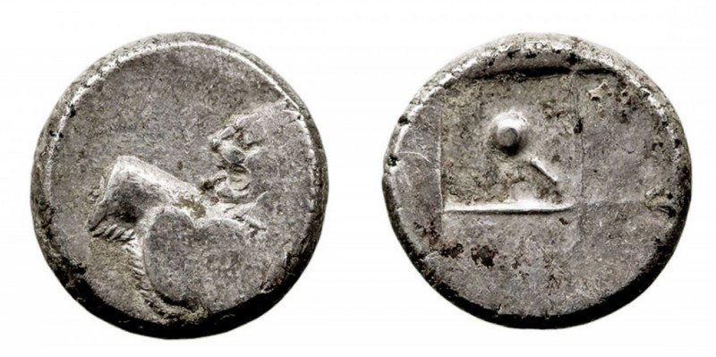 MONEDAS ANTIGUAS. CHERRONESOS. CHERRONESOS. Hemidracma. AR. (400-350 a.C.). A/Le...