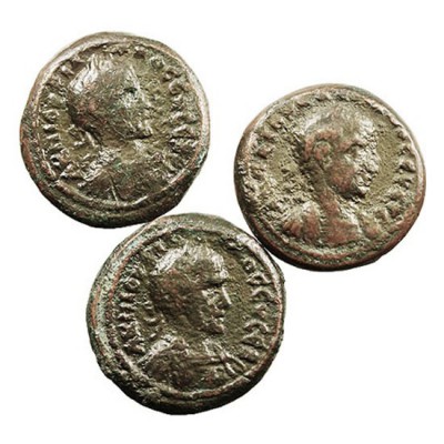 IMPERIO ROMANO. LOTES DE CONJUNTO. LOTES DE CONJUNTO. Lote de 3 monedas. AE. Tet...